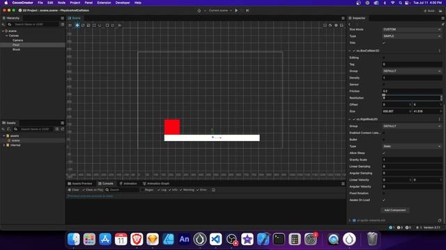 Learn The Basics of 2D Physics | Cocos Creator смотреть онлайн