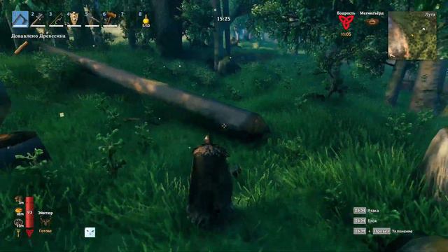 Valheim : подробно и не торопясь ч 104 Яйцо дракона Прогулка по лесу смотреть онлайн