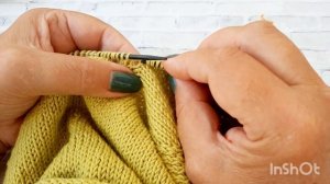 Начало вязания рукава от круглой кокетки.