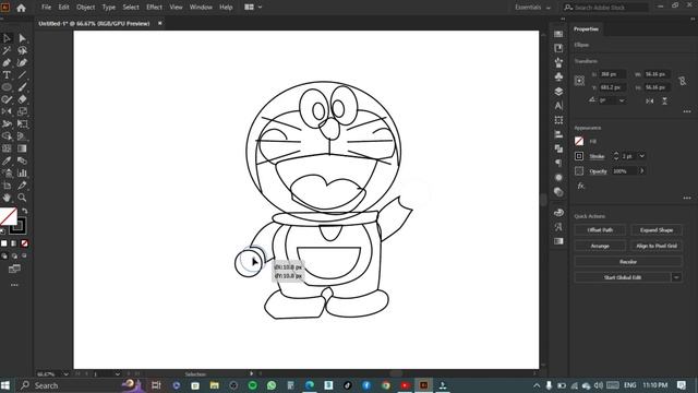 Making a Vector Cartoon illustration with Pen Tool in illustrator| illustrator tutorial|@JA_GRAPHIC смотреть онлайн