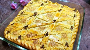 Просто и вкусно! Пирог с мясом и картошкой. Просто чудечный пирог с сочной начинкой