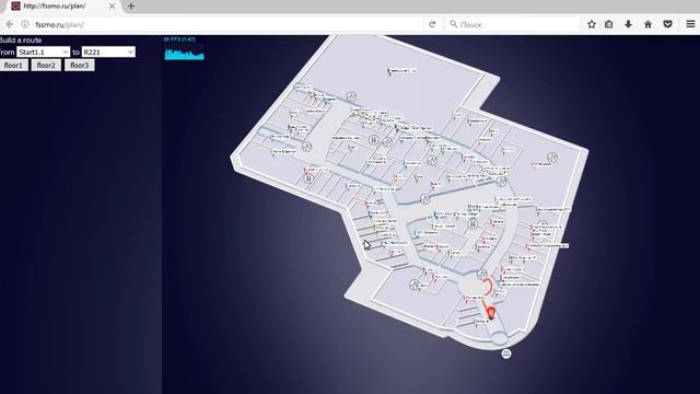 WebGL 3D navigation map смотреть онлайн