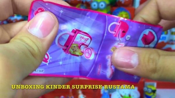 55 Яиц с Сюрпризом из Яркой Коллекции с Фигурками Внутри.Unboxing Surprise Eggs and Giant Egg