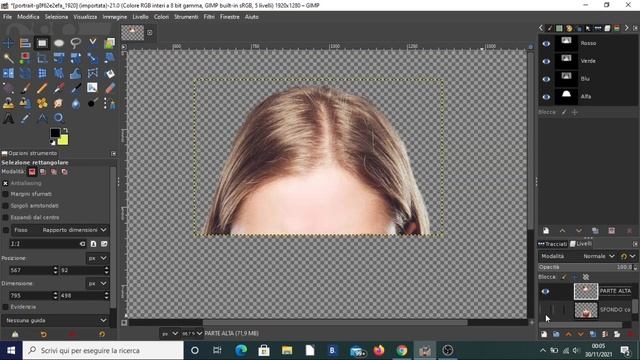 TUTORIAL GIMP - COME FARE UN TESTO SU VOLTO смотреть онлайн
