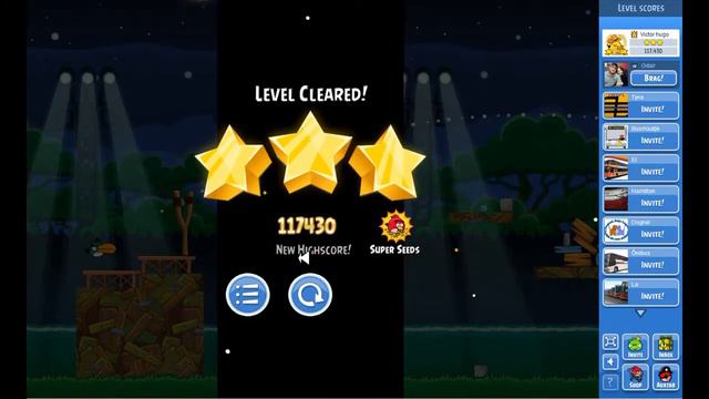 Angry Birds Friends Tournament 4 Level 4 - May 30 2012 Facebook (3 Star) 117,430pts смотреть онлайн