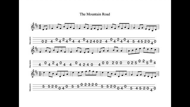 The Mountain Road REVISITED- a reel in D Major by Michael Gorman; tabbed and played by Aidan Crosse смотреть онлайн