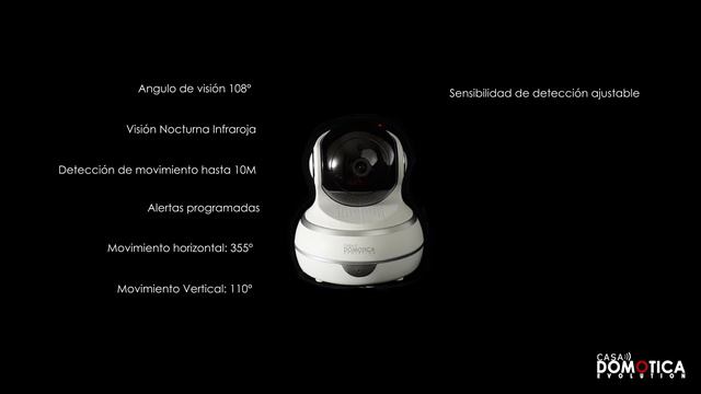 Cámara inteligente IP Full HD 1080P. Cámara motorizada PT equipada con un sistema de audio doble ví смотреть онлайн