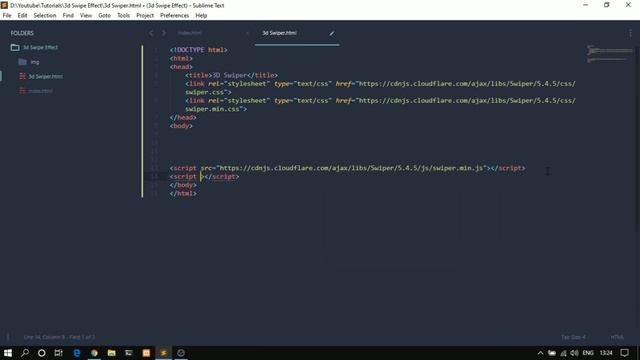Responsive Touch Slider Using Html CSS & Swiper.js - 3D Responsive Slider Using Swiper.js смотреть онлайн