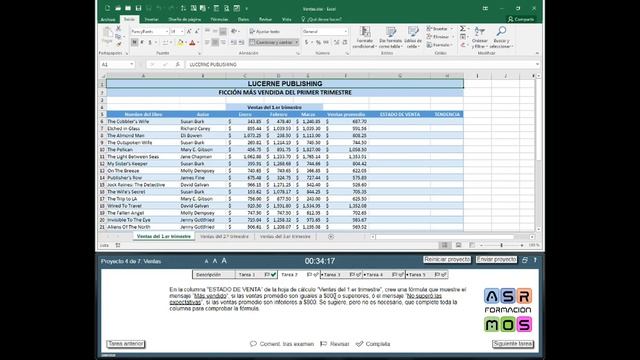 Examen Oficial de Certificación MOS de Excel 2016. Examen 77-727. смотреть онлайн