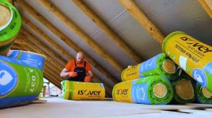 Утепление крыши дома с помощью Isover Теплая Крыша