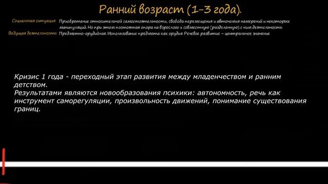 Возрастные особенности детей раннего возраста смотреть онлайн