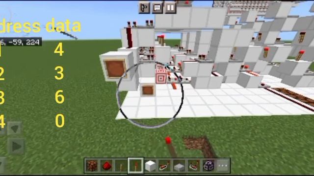 minecraft redstone 2 bytes of hex ram (showcase) смотреть онлайн