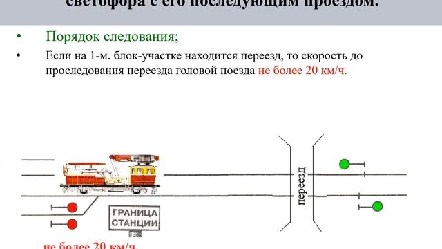 ДО. Действие машиниста при перекрытии выходного светофора. смотреть онлайн