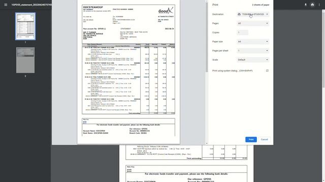 GoodX Web App - Print Statement смотреть онлайн