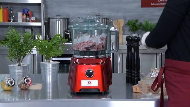 Beeketal Küchenkutter Kutter Küchenmaschine Tischkutter Fleisch Cutter 3 Liter