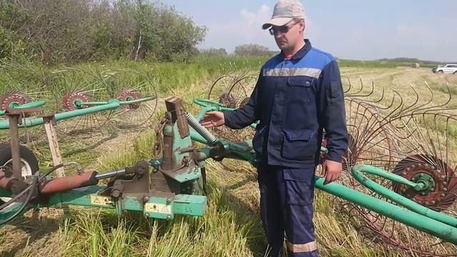 Грабли ворошилки ГКП-7,3 завода УНИСИБМАШ сенокос-2022