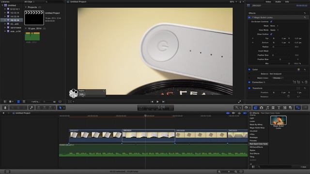 Монтаж видео в Final Cut Pro X. Делаем заставку для обзора гаджетов и аксессуаров