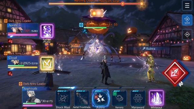 Final Fantasy VII Ever Crisis - Pumpkin Fest - Stg.18: Dark Army Leader EX 1 смотреть онлайн