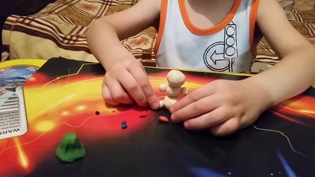 Как слепить снеговика из пластилина смотреть онлайн