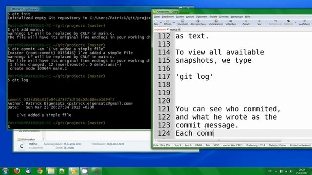 [GIT] Tutorial #1: The Basics (OS independent Linux/Windows) HD смотреть онлайн