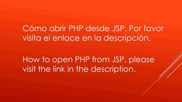 Como abrir Url Php desde Jsp смотреть онлайн