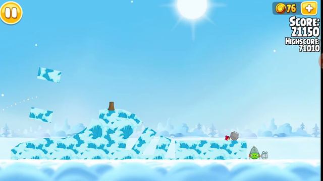 Angry Birds Seasons On Finn Ice Golden Egg смотреть онлайн