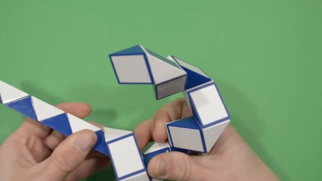 Змейка Рубика Квадратный зигзаг Rubik`s Snake Square zigzag смотреть онлайн