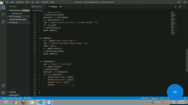 Library Management System Python Project | Mysql Connection |source code is in Description смотреть онлайн
