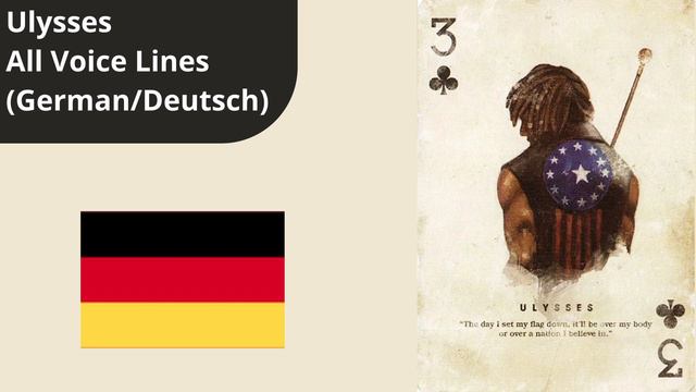 Fallout: New Vegas - Ulysses: All German Voice Lines, (Alle Sprachleitungen, Deutsch, DE)
