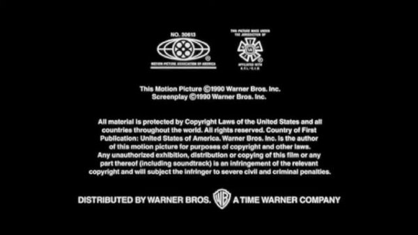 Distributed By Warner Bros Pictures (1990-2003)