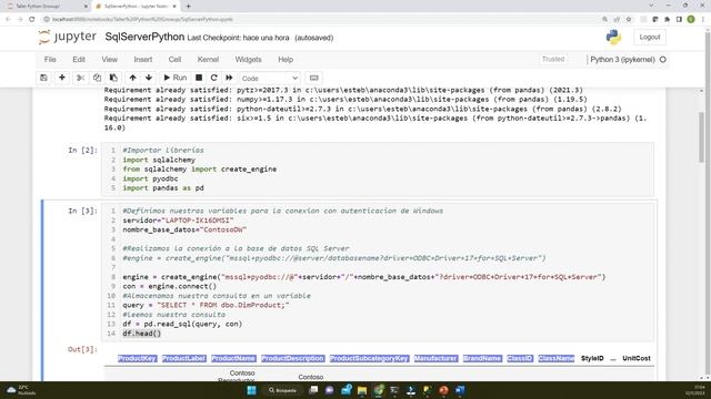 Python y SQL Server: cómo crear una conexión efectiva смотреть онлайн