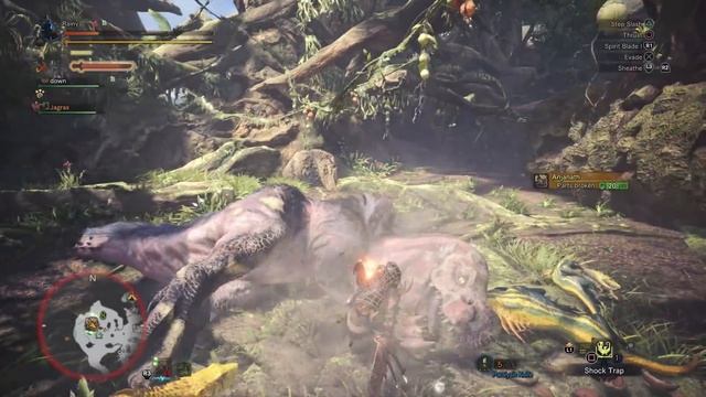 MHWorld Beta: Anjanath Long Sword solo 4'55 смотреть онлайн