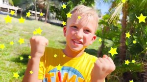 Vlad and Niki - Field Day Challenges with WWE Superstar