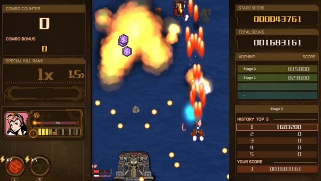 AngerForce Reloaded Nintendo Switch | Hardcore Shmup Hidden Gem смотреть онлайн