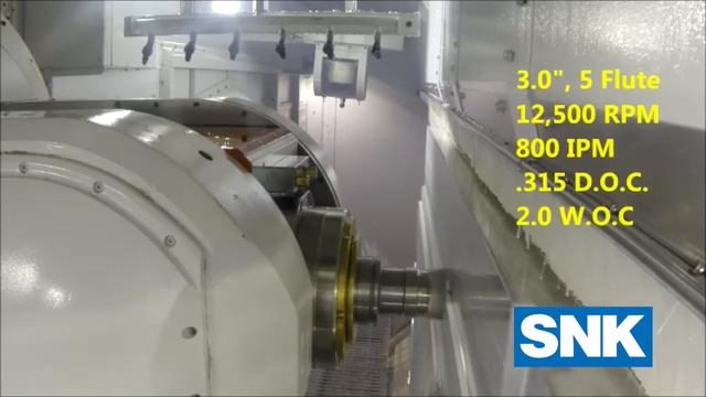 Пятикоординатный контурный станок горизонтального типа SNK HPS B смотреть онлайн
