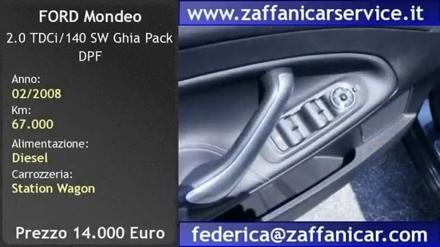 FORD Mondeo 2.0 TDCi/140 SW Ghia Pack DPF смотреть онлайн