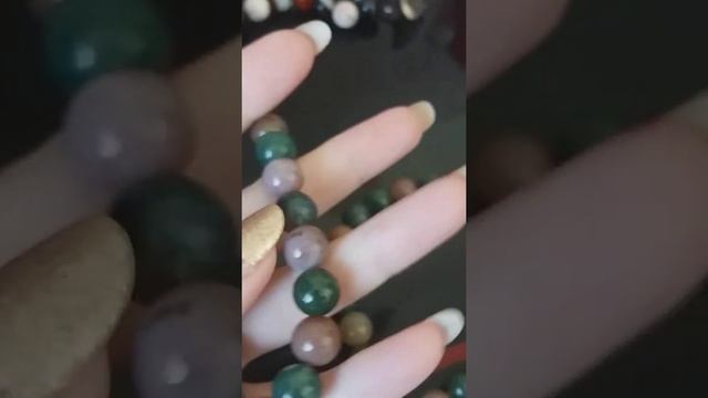 Свойства агата. Продажа бус и браслета из индийского агата. смотреть онлайн