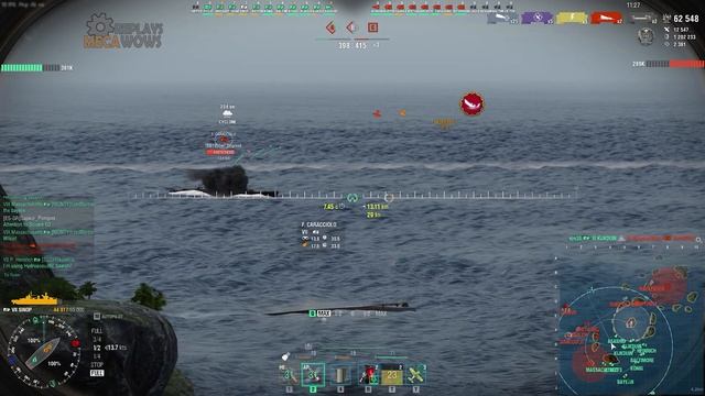 BattleShip Sinop 6 Kills & 153K Damage | World of Warships смотреть онлайн