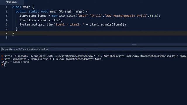 Lesson 12-7 The Object Class (Introductory Java Programming for AP Computer Science A) смотреть онлайн