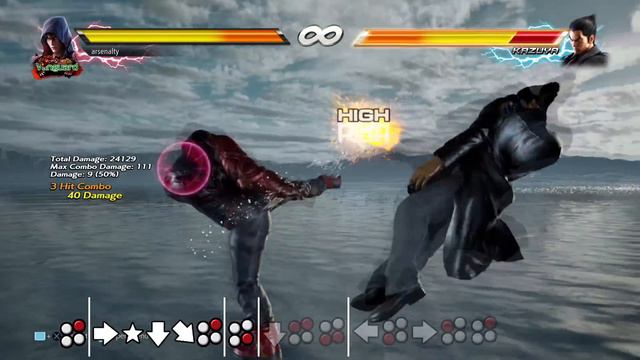 TEKKEN 7 - Jin Kazama Combo Guide (Season 1) смотреть онлайн
