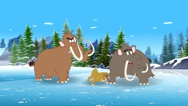 Five Woolly Mammoths - The Woolly Mammoth Song - Prehistorica by Howdytoons смотреть онлайн