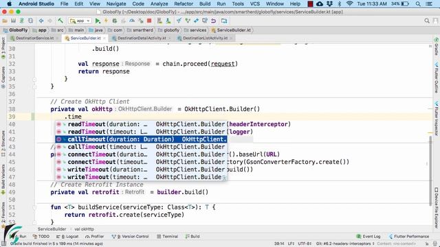 Retrofit Request Timeouts: Handling slow network connections: Retrofit Android Tutorials #6.2 смотреть онлайн