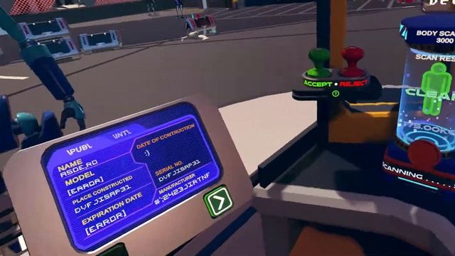 Border Patrol VR gameplay Keeping robots in check on the border смотреть онлайн