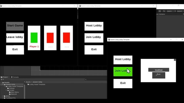 Unity - Multiplayer Lobby Template + [Download From Github And Asset Store]