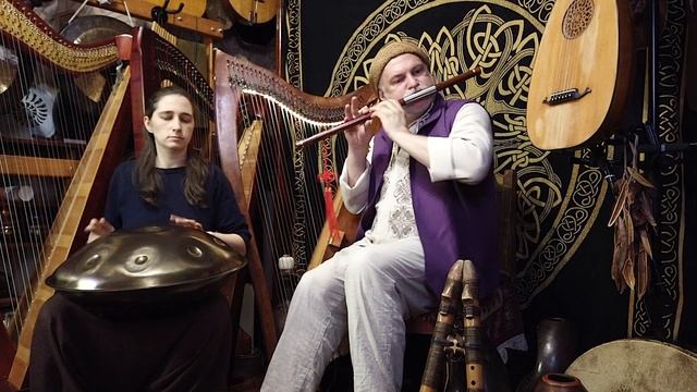 Alizbar & Anna Baturova Презентаци- Ханг & Флейта Бау /Pantam & Bawu (китайская язычковая флейта) смотреть онлайн