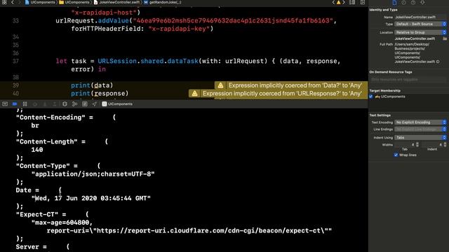 Random Jokes API demo | How to make URL Request | JSON parsing | How to add header values in URL смотреть онлайн