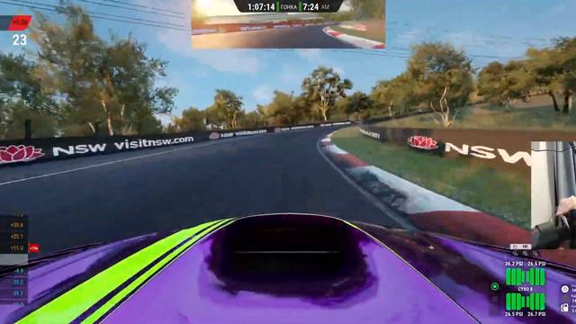 Пятый этап чемпионата GT Masters в Assetto Corsa Competizione. 2 часа на горе! Mount Panorama. ФИНА смотреть онлайн