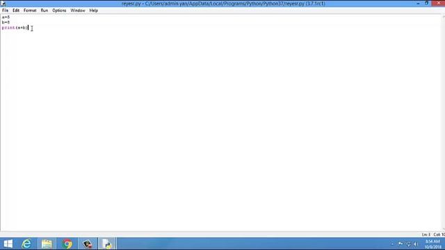 Python Tutorial Print Function Variable names смотреть онлайн