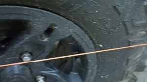 Схождение колес на квадроцикле. Как выставить ровно колеса? Простой и точный способ.