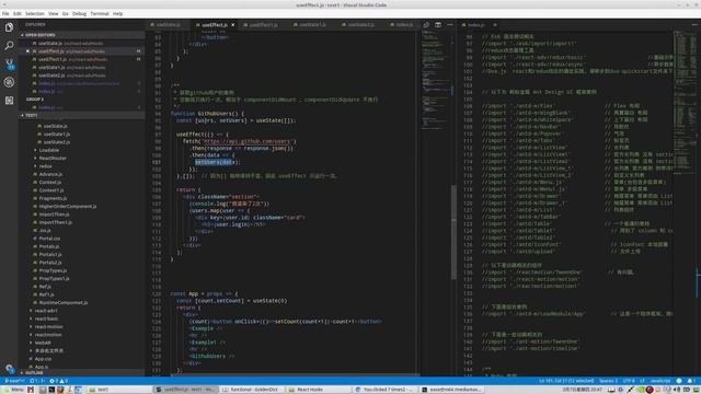 React Hooks教学教程 | 案例详解 - useEffect смотреть онлайн
